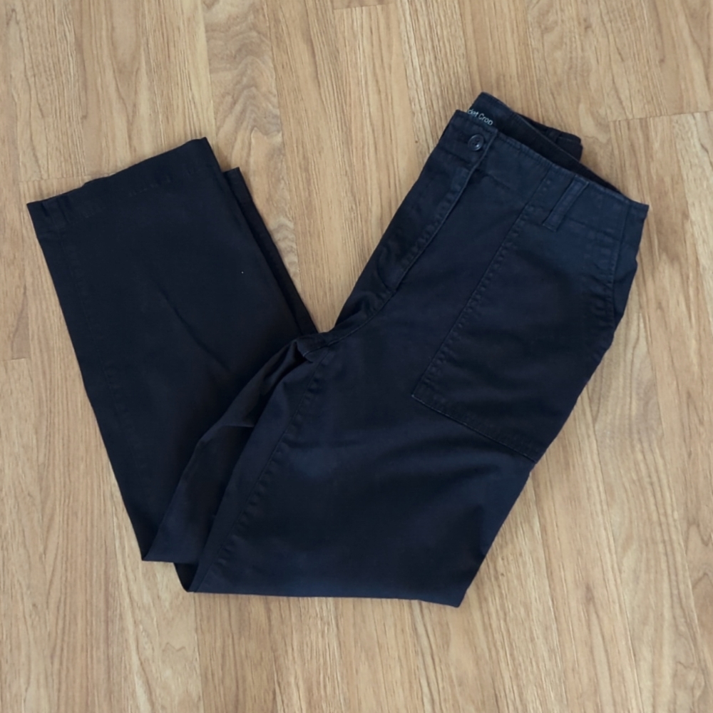 Talbot's‎ High Waist Patch Pocket Crop Pant Size 2